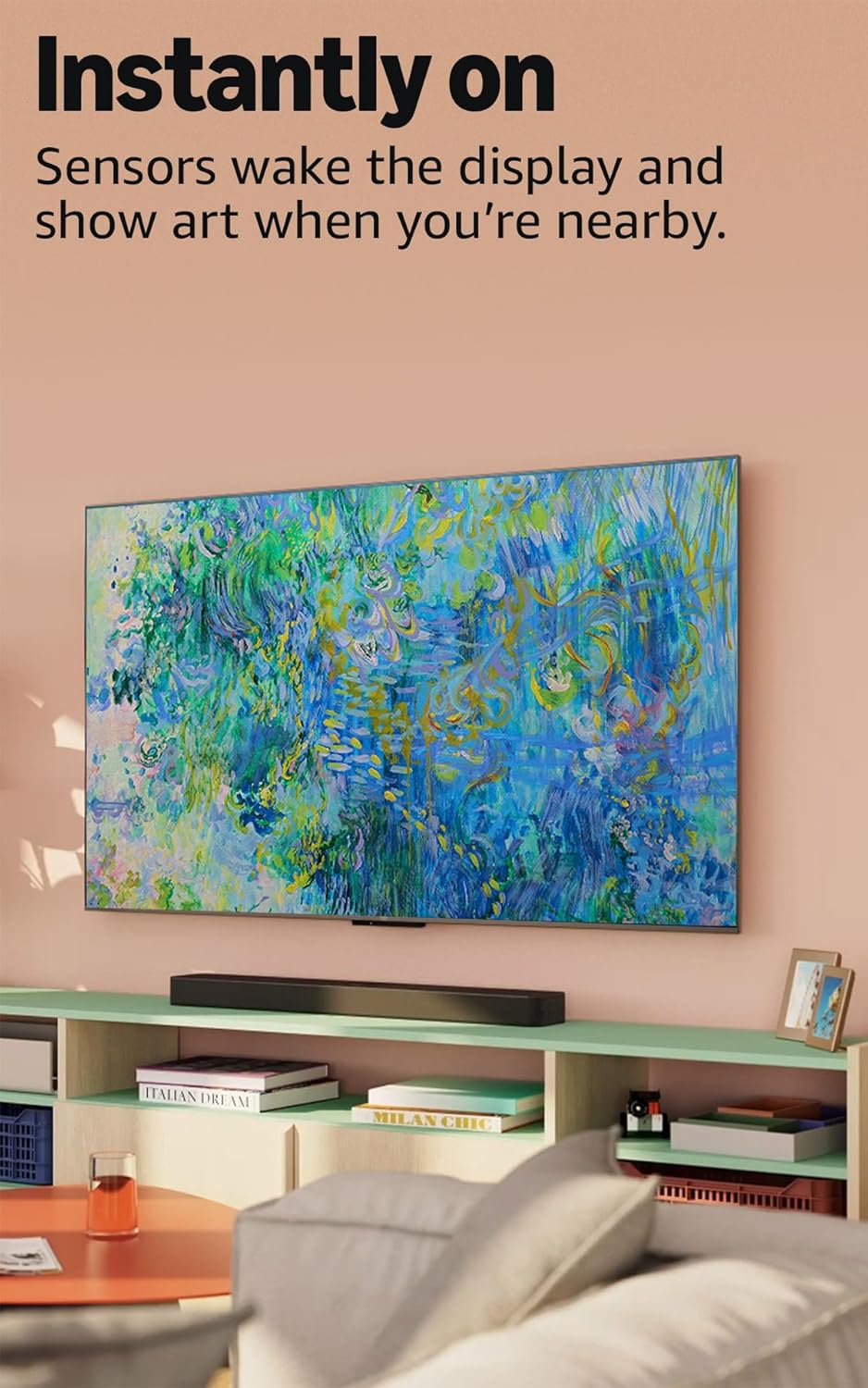 Amazon Fire TV 55" Omni Mini-LED Series (newest model), QLED 4K UHD smart TV, Dolby Vision IQ, 144hz gaming mode, Ambient Experience, find shows faster with Alexa+