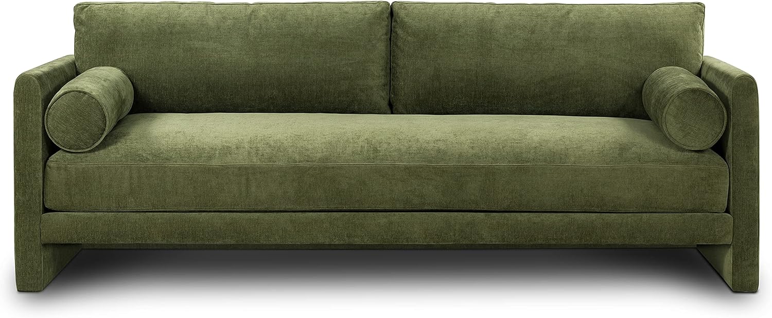 Poly & BARK Napa 88.5" Sofa with Deep Seating, Tailored Upholstered Finish, Clean Modern Lines, and Balanced Proportions for Comfortable and Refined Living Spaces