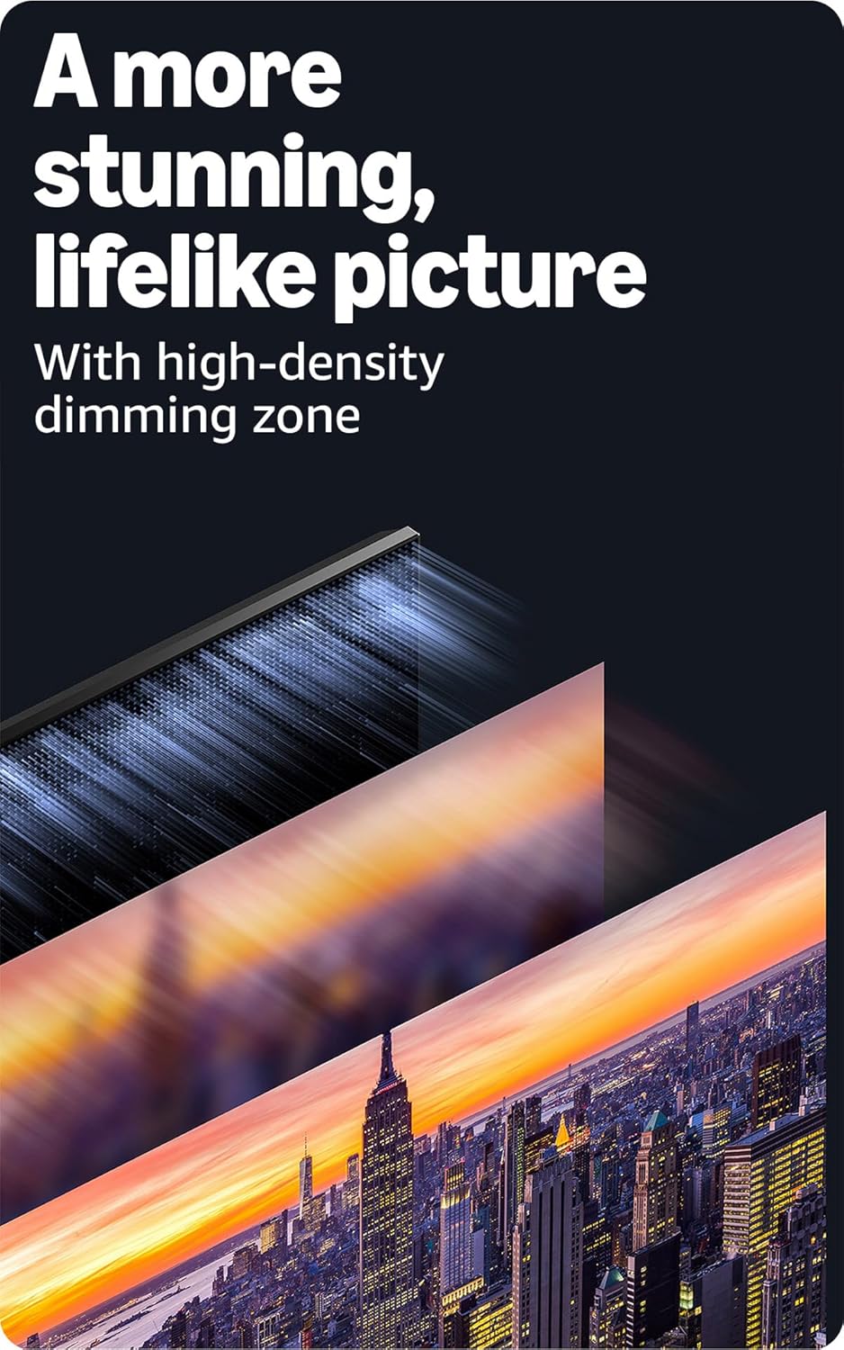 Amazon Fire TV 55" Omni Mini-LED Series (newest model), QLED 4K UHD smart TV, Dolby Vision IQ, 144hz gaming mode, Ambient Experience, find shows faster with Alexa+