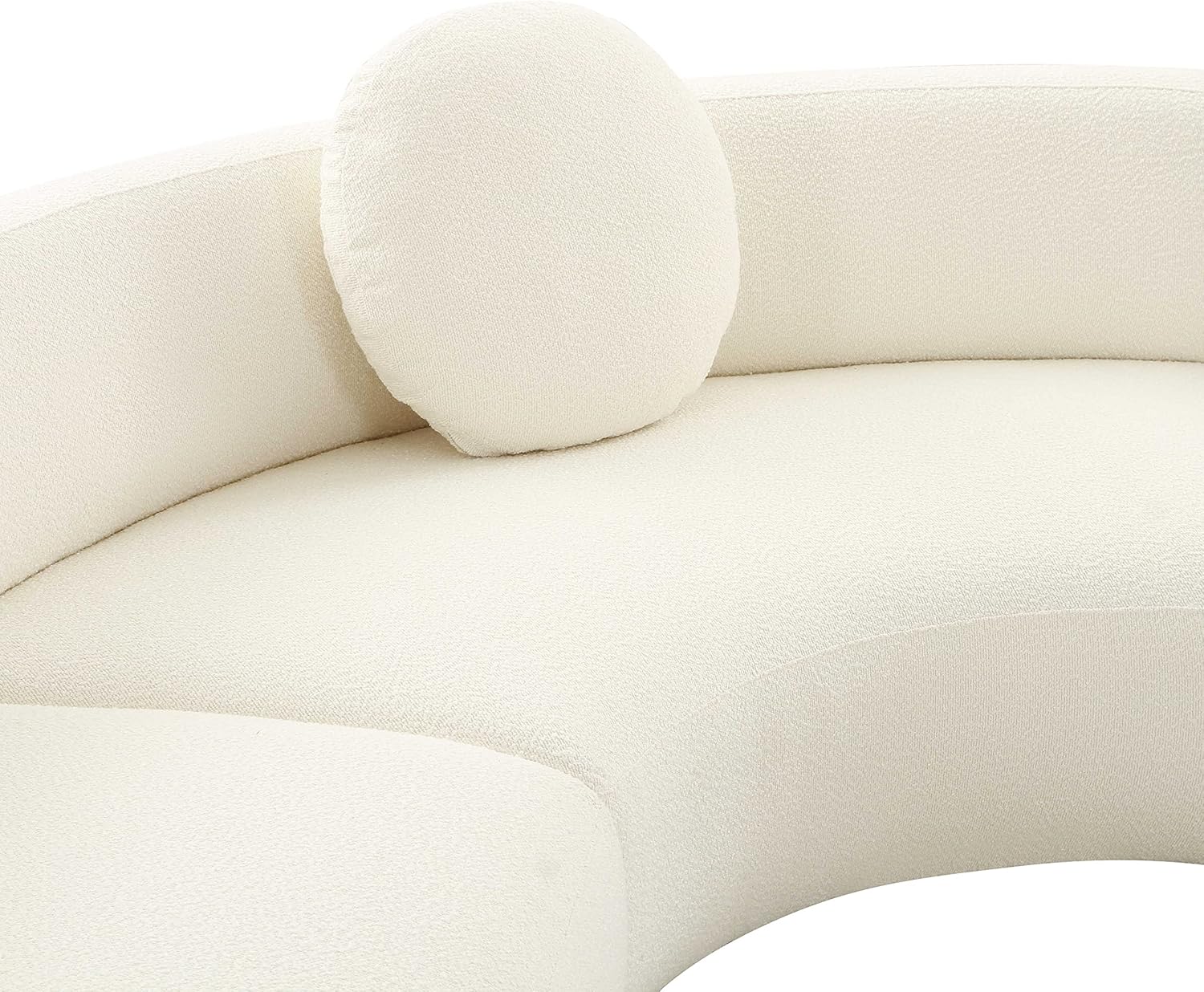 Tov Furniture Broohah Cream Boucle Sectional